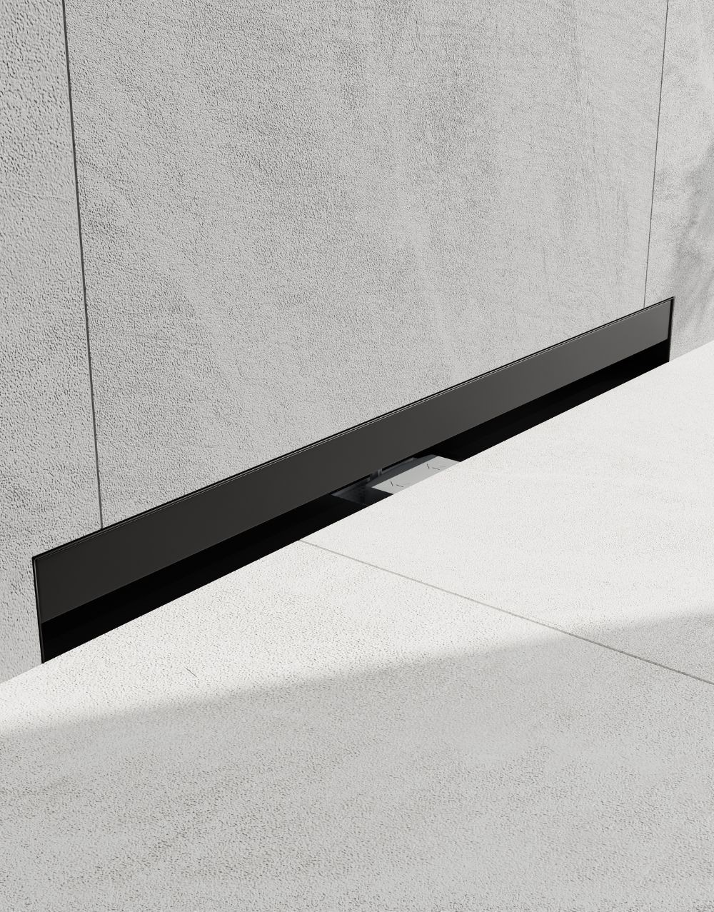 Desagües lineales de ducha para paredes