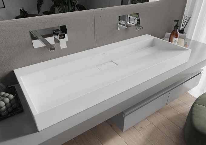 Grifos de lavabo cromados