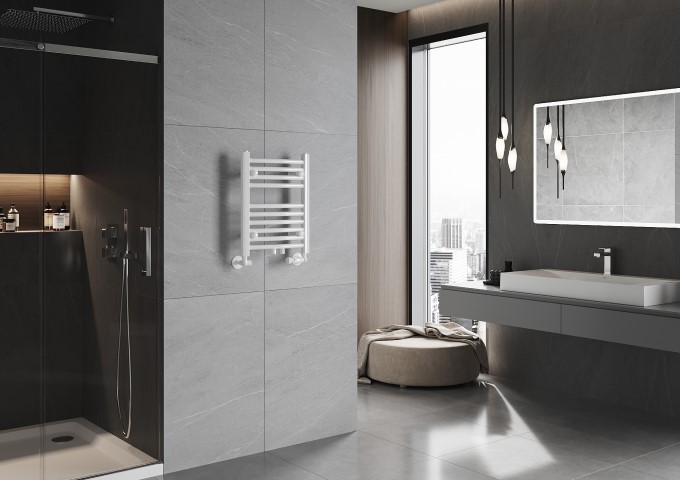 radiador de baño blanco