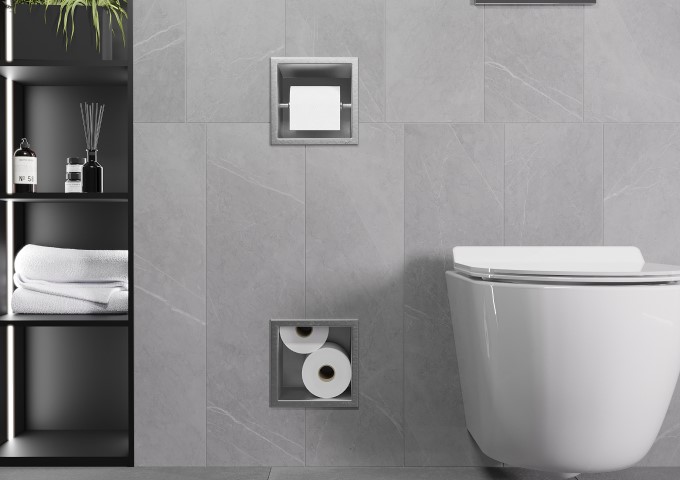 Portarrollos de papel higiénico cromo