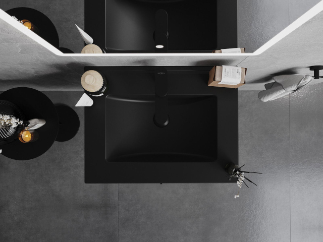 Armario colgante con lavabo Mexen