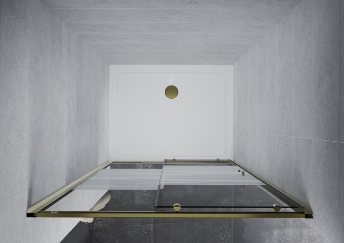 Sifones de ducha dorados