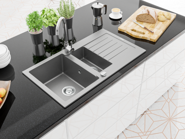 Color del fregadero Inox