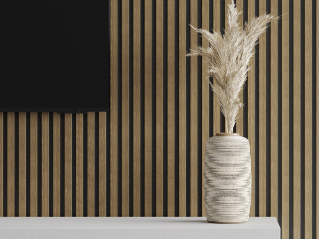 Panel de pared nogal