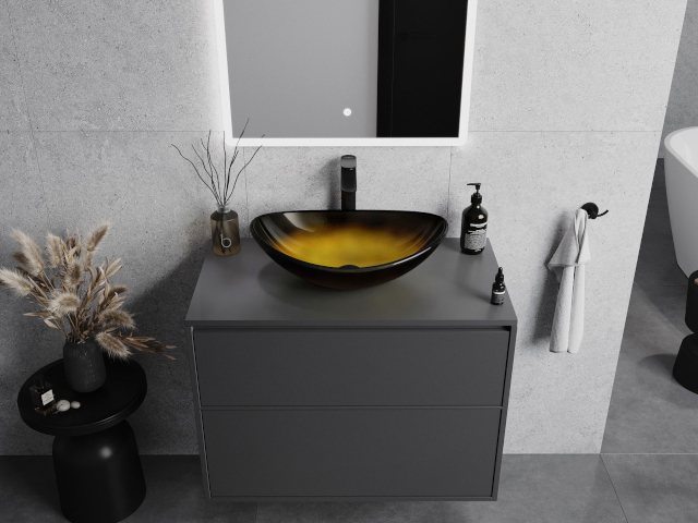 mueble de baño bajo lavabo de 80 cm