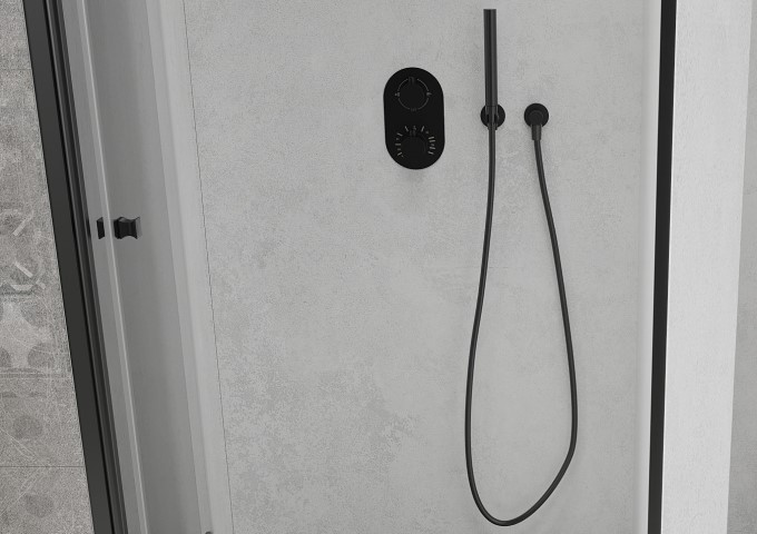 Conjuntos de ducha puntuales redondos