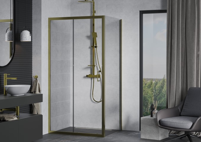 Cabinas de ducha rectangulares 90x100 cm