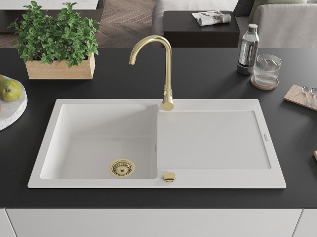 Fregadero 90x50 Mexen en la cocina