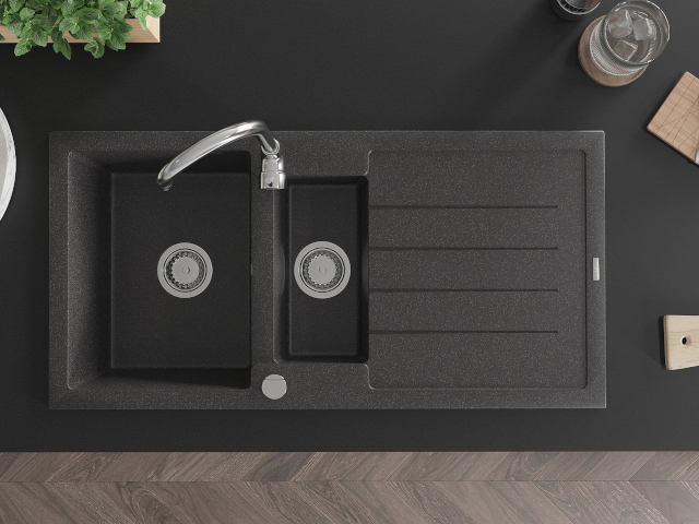 Fregadero 100 cm Mexen en la cocina