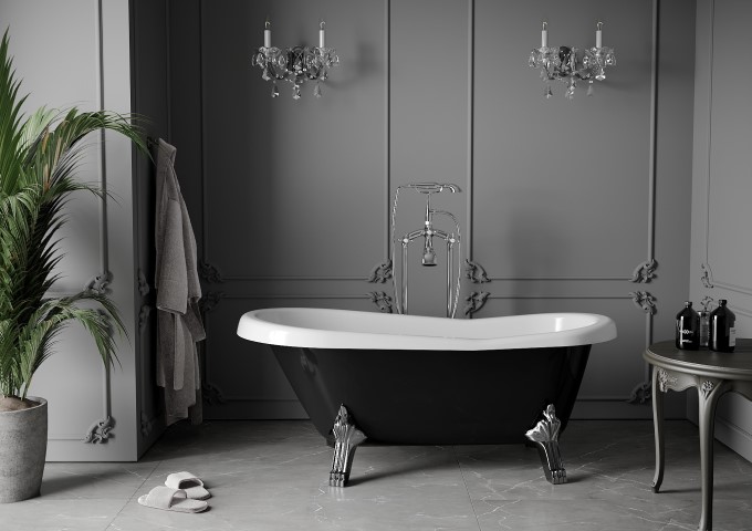 Bañeras independientes retro