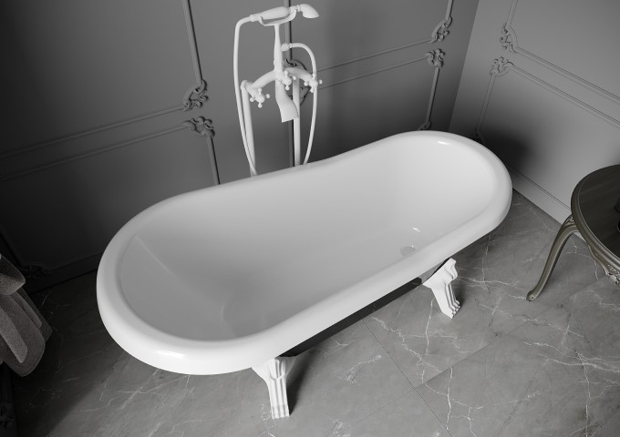 Bañeras independientes retro