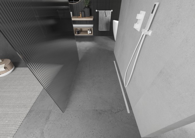 conexión angular blanca