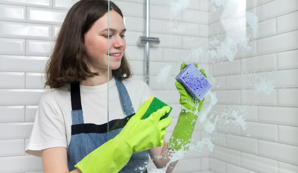 ¿Cómo limpiar una mampara de ducha?