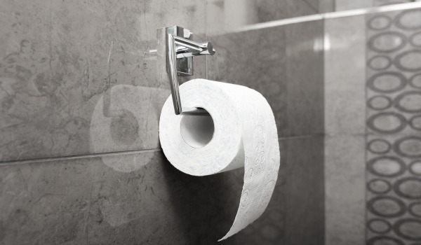 ¿Cómo montar un soporte para papel higiénico con estante?