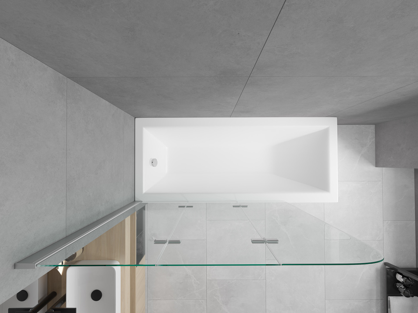 Bañera y ducha en uno