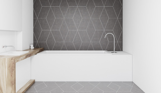 Bañera rectangular - garantía de confort