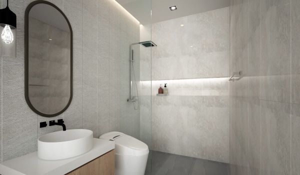 ¿A qué altura colgar la ducha tipo lluvia?