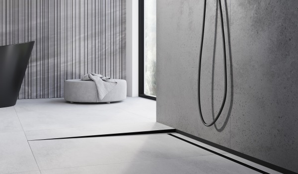 Listón de pendiente - solución innovadora en la ducha