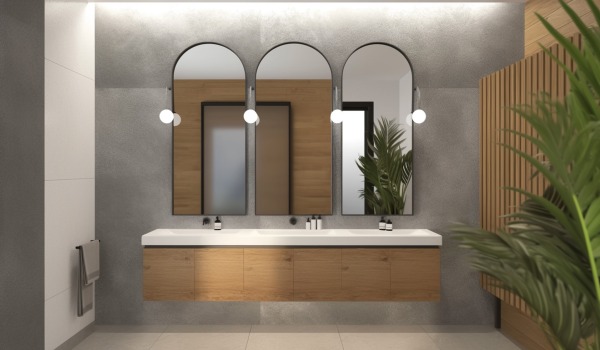 Iluminación del espejo en el baño: ¿cuál elegir y en qué fijarse?