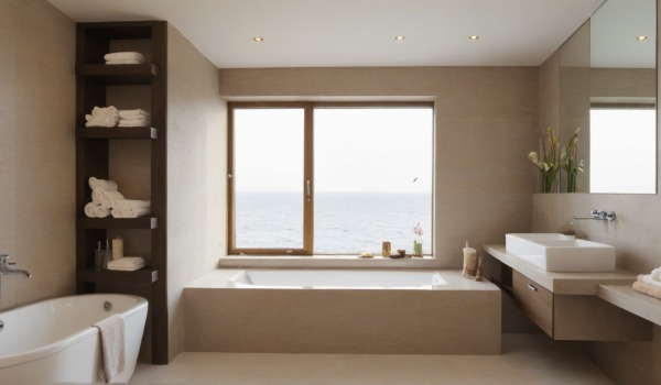 ¿Baño con ventana frente a la puerta: un problema o una ventaja de diseño?