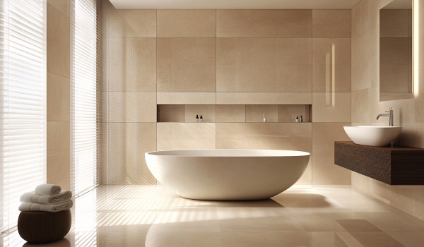 Baño beige: ¿cómo crear un ambiente cálido, elegante y atemporal?
