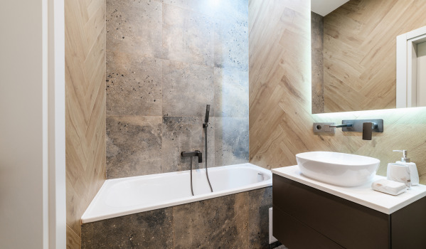 Bañera para un baño pequeño