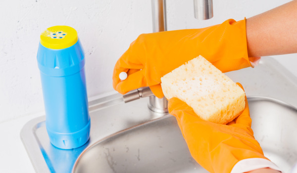 ¿Con qué limpiar el tapón del lavabo?