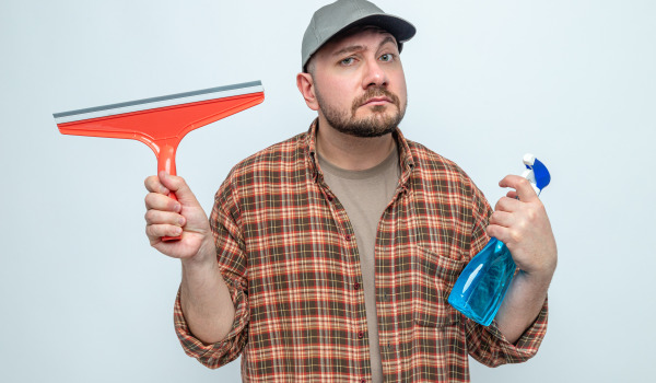 Limpieza rápida con escobilla de agua