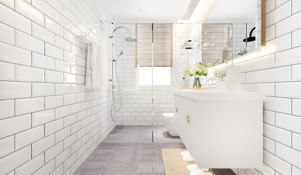 Cómo decorar un baño estrecho