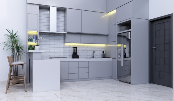 ¿Qué poner en el suelo de la cocina? ¿Qué funciona en lugar de azulejos?