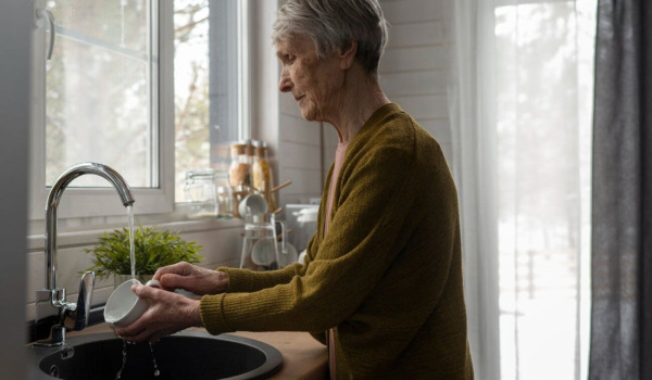 ¿Un fregadero bajo la ventana es una buena idea?